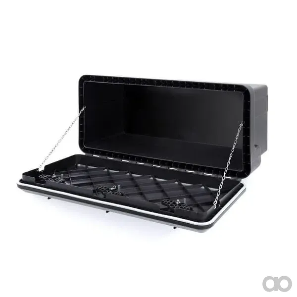 Daken - DK81000 - Werkzeugkasten 348x410x340mm, 28,5l Fassungsvermoegen, Schwarz Polypropylen, Welvet 81000 Von Daken