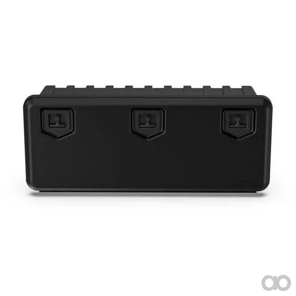 Daken - DK81009 - Werkzeugkasten 522x1250x500mm, 190l Fassungsvermoegen, Schwarz Kunststoff, Welvet 81009 Von Daken