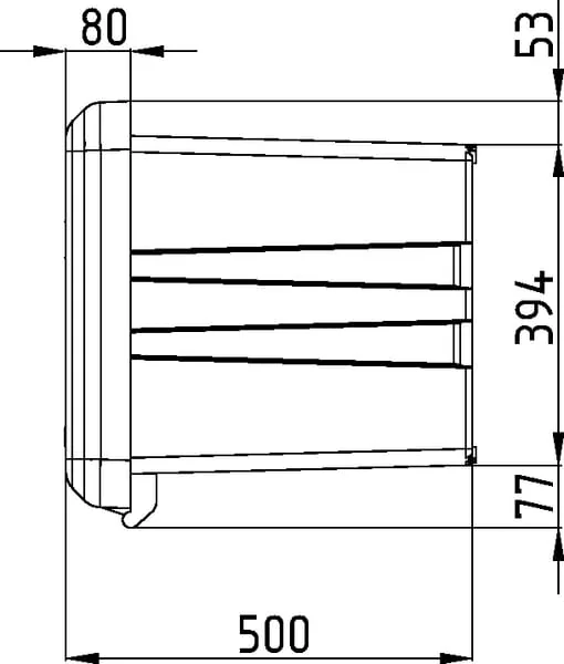 Daken - DK81009 - Werkzeugkasten 522x1250x500mm, 190l Fassungsvermoegen, Schwarz Kunststoff, Welvet 81009 Von Daken