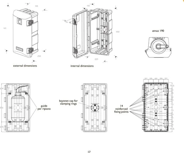 Daken - DK82050 - Feuerloescherkasten 6 Kg