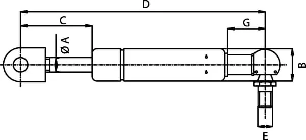 Daken - V9903 - Gasdruckfeder Daken