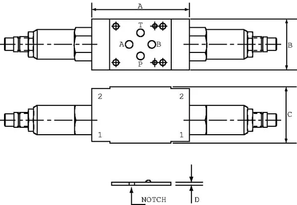 Danfoss - CP2001M03008 - Druckregelventil B-A3100-E-C NG6