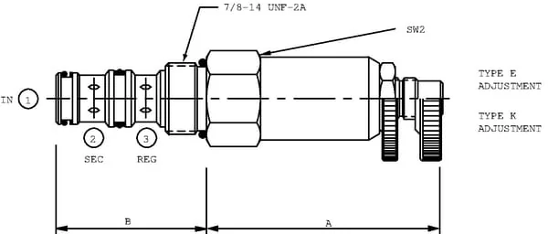 Danfoss - CP3102B0E - Durchflussregelventil-Kartusche 3-Wege