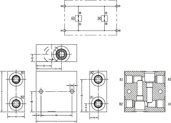 Danfoss - DCP1024B - Aluminium-Doppelkr.-Gehaeuse 10-2-08