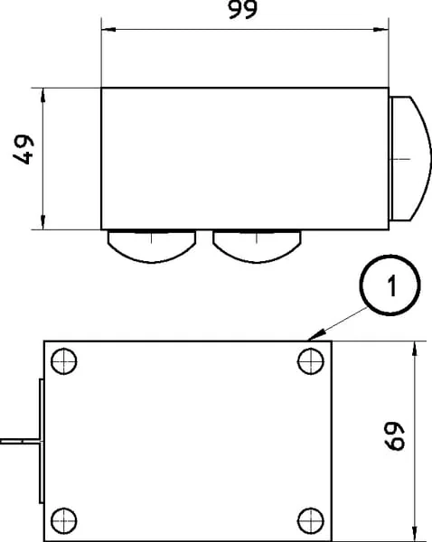 Danfoss - KRVB002 - Rücklaufblock 2x3/4" 1x1"