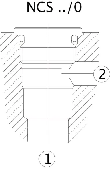 Danfoss - NCS063B0 - Hohlraumstopfen 3