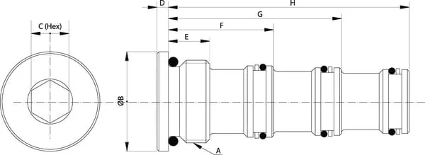 Danfoss - NCS063B0 - Hohlraumstopfen 3