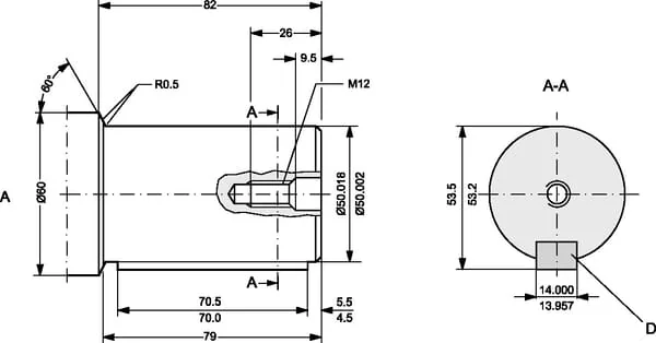 Danfoss - OMVW315151B3120 - Radmotor, Welle Diameter 60 Konisch