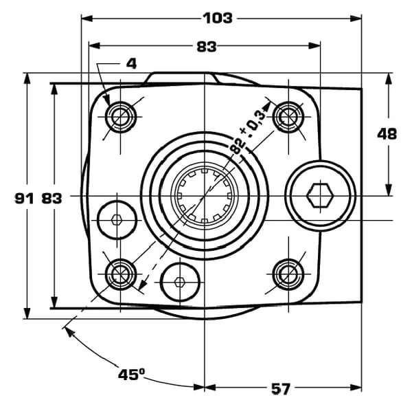 Danfoss - OSPB80ON1500040 - Orbit Lenkeinheit