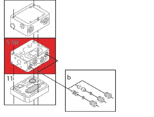 Danfoss - PVG32157B6853 - Basismodul PVB 157-B-6853