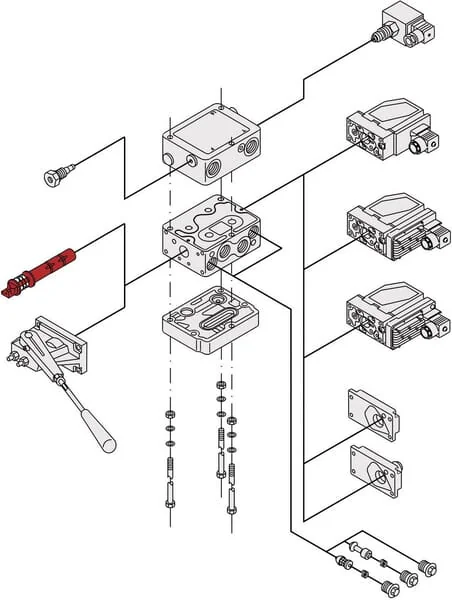 Danfoss - PVG32157B9764 - Kolben 100 l/min