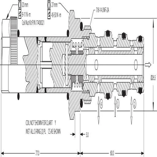 Danfoss - SV1024010000B00 - Steuerventil 4/2 SV10-24-01-00-00-B-0