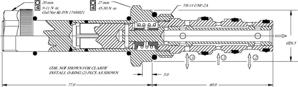 Danfoss - SV1024010000B00 - Steuerventil 4/2 SV10-24-01-00-00-B-0