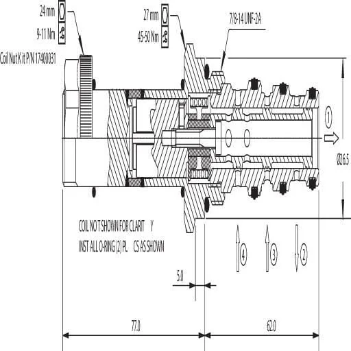 Danfoss - SV1024070000B00 - Steuerventil 4/2 SV10-24-07-00-00-B-0