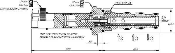 Danfoss - SV1024070000B00 - Steuerventil 4/2 SV10-24-07-00-00-B-0