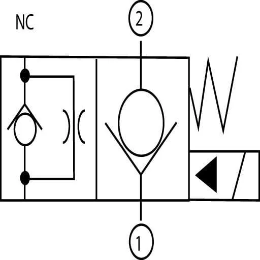 Danfoss - SVP10NC002 - Steuerventil 2/2 SVP10NC 24VDC A06