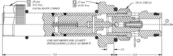 Danfoss - SVP10NCR00B00 - Kartuschenventil 2/2 SVP10-NCR-00-B-00