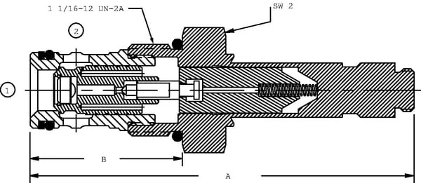 Danfoss - SVP12NCR00B00 - Ventil 2/2