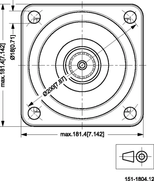 Danfoss - TMT630151Z3015 - Orbitmotor Tmt630