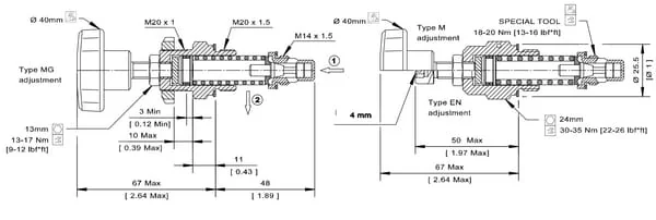 Danfoss - VME08M3LG34 - Druckbegrenzungsventil Vme 08-M-3-Lg-34