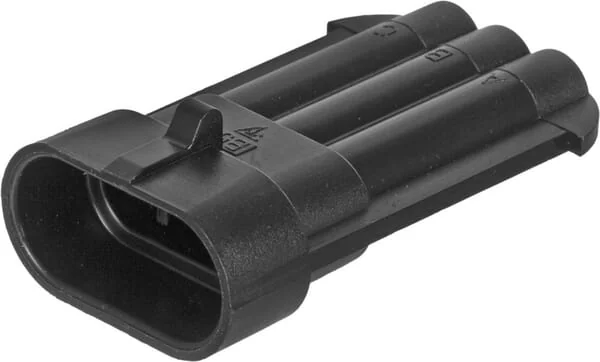 Delphi - DE12131195 - Steckergehaeuse 3 P. Maennlich MP150S