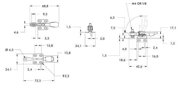 Destaco - DE205U - Horizontalspanner