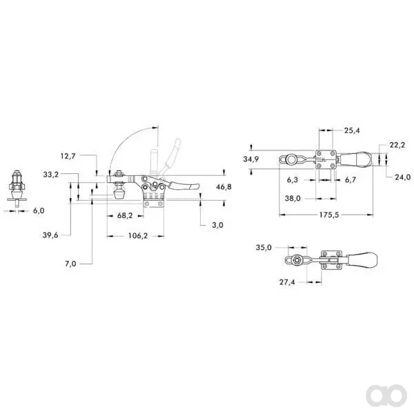 Destaco - DE225U - Horizontalspanner