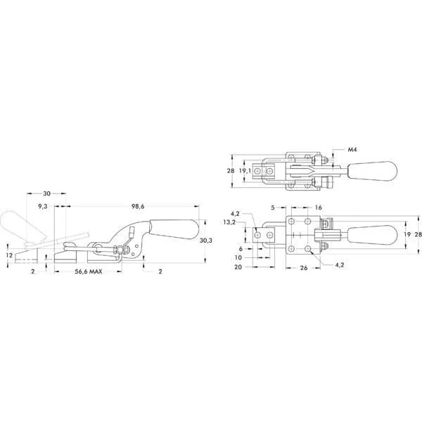 Destaco - DE323M - Verriegelungsspanner