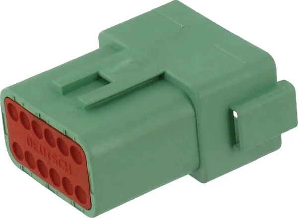 Deutsch - DSDT0412PC - Steckergehaeuse 12 P. Maennlich DT