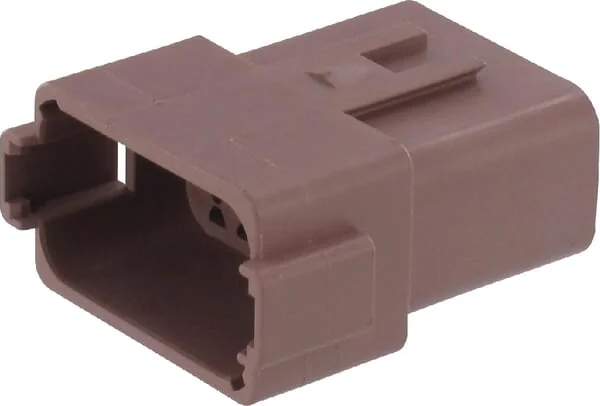 Deutsch - DSDT0412PD - Steckergehaeuse 12 P. Maennlich DT