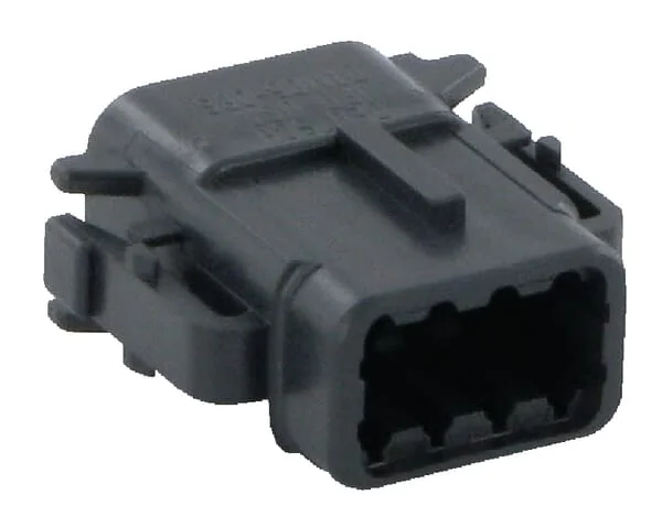 Deutsch - DSDTM068SB - Steckergehaeuse Weiblich, Schwarz, 8-Polig Serie DTM, Deutsch