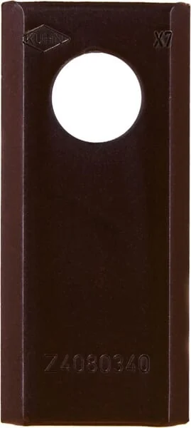 Deutz Fahr - VF06561543 - Maehwerk-Messer Links/Rechts 90x40x3 mm, Bohrung Durchmesser 19 mm, Passend fuer Deutz Fahr/PZ, 25 Stueck