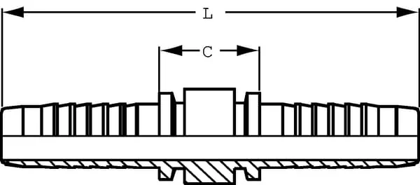 Dicsa - PSVB66RVS - Saeule DN06-DN06 Edelstahl