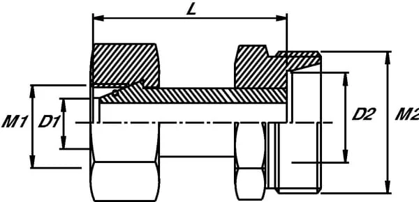 Dietzel - KOVO10S12S - Kupplung 10s 12s