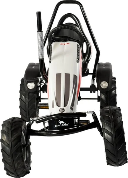 Dino Cars - DC66980BF3 - Go-Kart, Steyr, Weiss/Schwarz/Rot, Ab 5 Jahren, Mit Freilauf, Strecke BF3