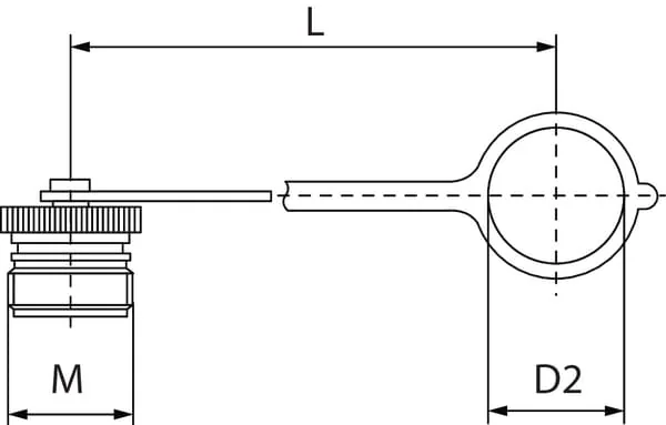 DNP - HA9M160 - Staubstopfen HA16 Maennlich