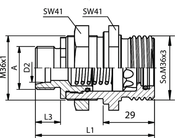DNP - RSF12S24 - Kupplung Weiblich 16s