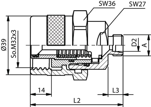 DNP - RSM08S18 - Hydraulikanschluss 10s