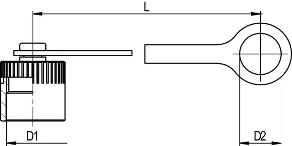 DNP - SKS9F060 - Staubkappe 1/4" Schnellkupplung