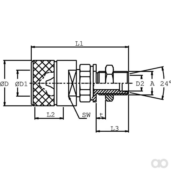 DNP - SKSM16N18 - Hydraulische Kupplung