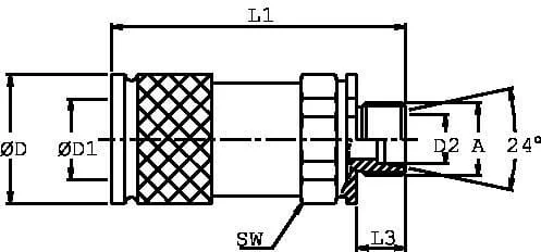 DNP - SKVF12L18 - QR-Kupplung Kupplungsbuchse