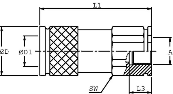 DNP - SKVF19C12 - Schnellkupplung Kupplungsbuchse 3/4" - 3/4" BSP