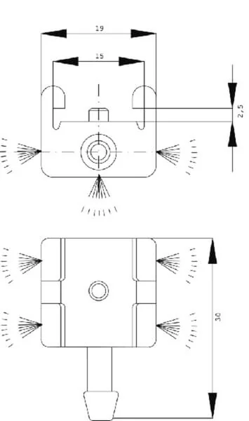 Doga - 120502139C0 - Duese Fuer Wischerarm