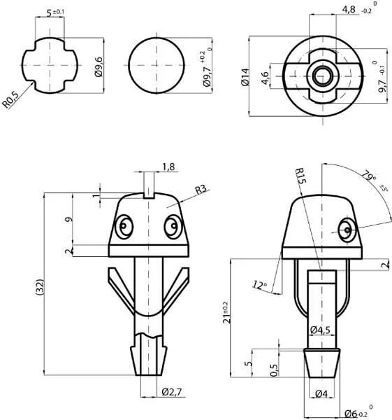 Doga - 121500539C0 - Duese Fuer Rahmen