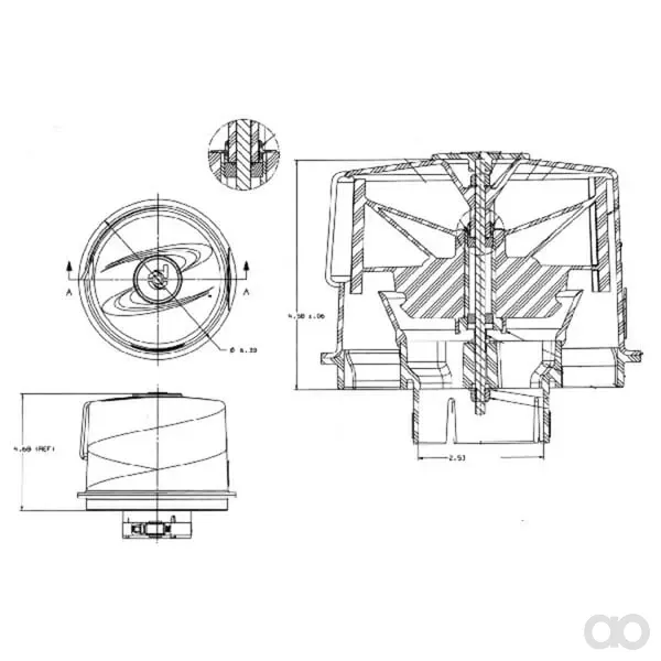 Donaldson - H002436 - Luftfilter