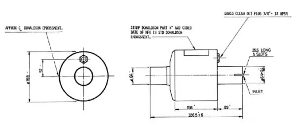 Donaldson - M065030 - Funkenfaenger 64mm