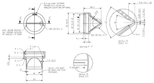 Donaldson - P158914 - Luftfilter Staubventil Donaldson