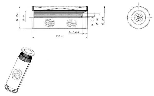 Donaldson - P171813 - Hydraulikfilter