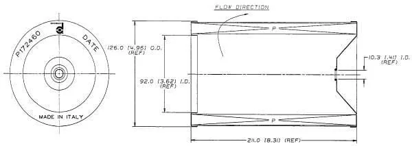 Donaldson - P172460 - Hydraulikfilter Donaldson