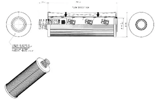 Donaldson - P763415 - Hydraulikfilter
